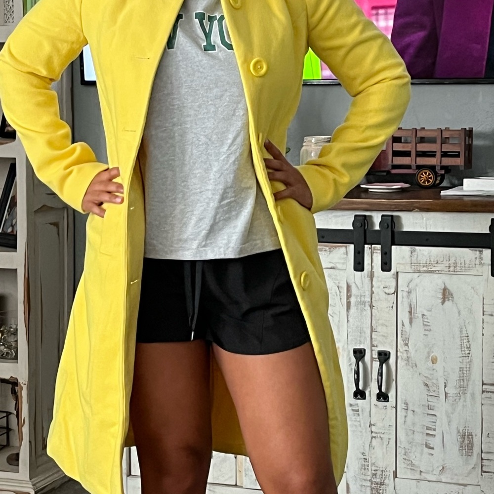 NWOT Venus Size Small Yellow Women's Coat - Picture 6 of 6